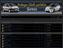 Tablet Screenshot of forum.twingo.pl